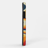 Farbenfrohe abstrakte Swirbelkonstruktion Case-Mate iPhone Hülle (Hinten/Rechts)