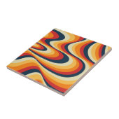 Farbenfrohe abstrakte Swirbelkonstruktion Fliese (Seite)