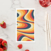 Farbenfrohe abstrakte Swirbelkonstruktion Serviette (Beispiel)