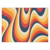 Farbenfrohe abstrakte Swirbelkonstruktion Tischdecke (Vorderseite (Horizontal))