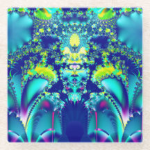 Farbenfrohe Abstrakte symmetrische Fraktal Art