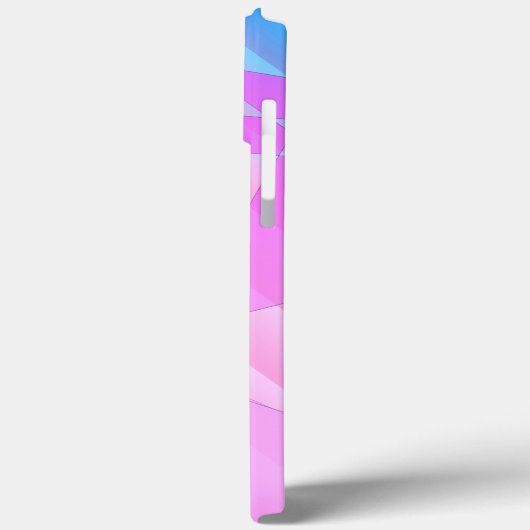 Farbenfrohe Abstrakte Texturen iPhone Case (Rückseite / Links)