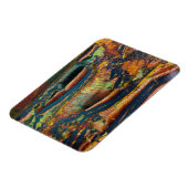 Farbenfrohe abstrakte Tigerauge Magnet (Linke Seite)