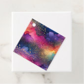 Farbenfrohe Abstrakte Tintenpatronen Geschenkanhänger (Beispiel)