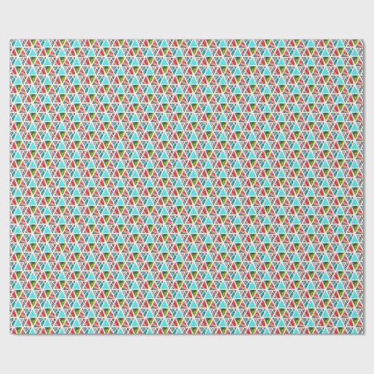 Farbenfrohe Abstrakte tropische Muster Geschenkpapier (Flach)