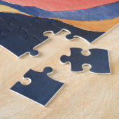 Farbenfrohe Abstrakte Wasserfarbe Kunst, Dichtung  Puzzle (Seite)