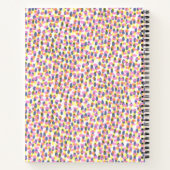 Farbenfrohe Abstrakte Wasserfarben - Sonderzuberei Notizblock (Rückseite)