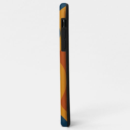 Farbenfrohe Abstrakte Waves Case-Mate iPhone Hülle (Hinten/Links)