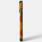 Farbenfrohe Abstrakte Waves Case-Mate iPhone Hülle (Rückseite / Links)