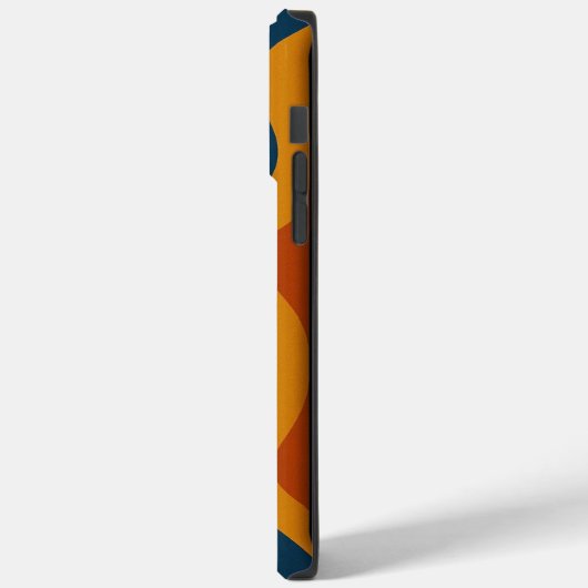 Farbenfrohe Abstrakte Waves Case-Mate iPhone Hülle (Rückseite / Links)