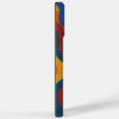 Farbenfrohe Abstrakte Waves Case-Mate iPhone Hülle (Rückseite / Rechts)