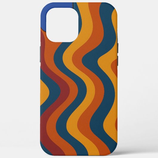 Farbenfrohe Abstrakte Waves Case-Mate iPhone Hülle (Rückseite)