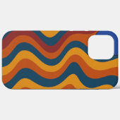 Farbenfrohe Abstrakte Waves Case-Mate iPhone Hülle (Rückseite (Horizontal))