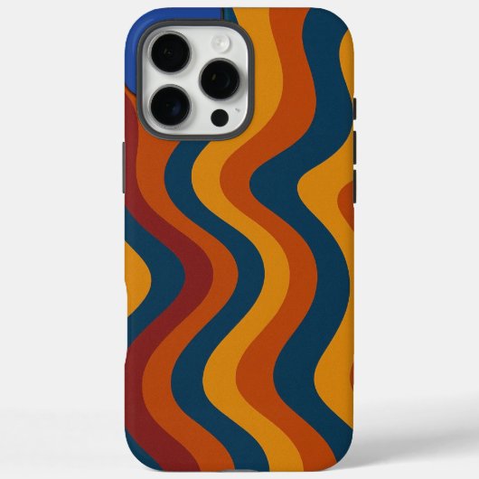 Farbenfrohe Abstrakte Waves Case-Mate iPhone Hülle (Rückseite)