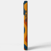 Farbenfrohe Abstrakte Waves Case-Mate iPhone Hülle (Rückseite / Links)