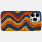 Farbenfrohe Abstrakte Waves Case-Mate iPhone Hülle (Rückseite (Horizontal))