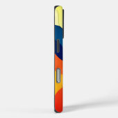 Farbenfrohe Abstrakte Waves Case-Mate iPhone Hülle (Rückseite / Rechts)