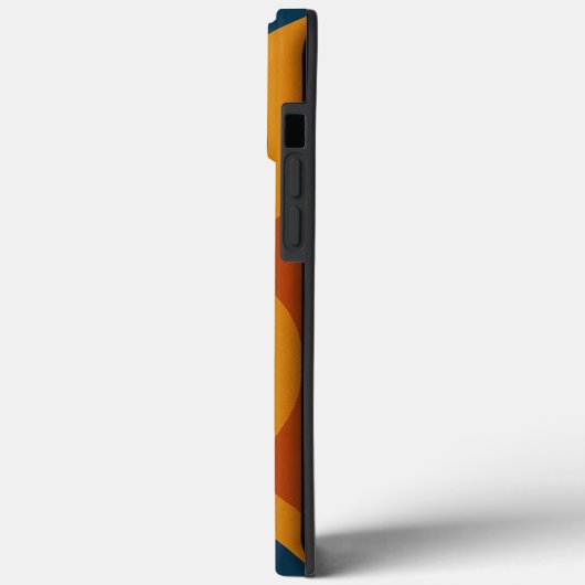 Farbenfrohe Abstrakte Waves Case-Mate iPhone Hülle (Rückseite / Links)