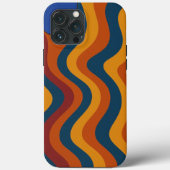 Farbenfrohe Abstrakte Waves Case-Mate iPhone Hülle (Rückseite)