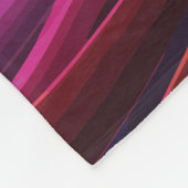 Farbenfrohe Abstrakte Waves Fleecedecke (Ecke)