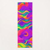 Farbenfrohe Abstrakte Wellengestaltung Yogamatte (Vorderseite)