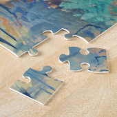 Farbenfrohe Abstrakte zeitgenössische Kunst Puzzle (Seite)