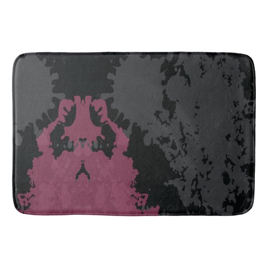 Farbenfrohe Abstraktionen: Eine Fusion von Splashe Badematte (Vorderseite)