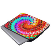 Farbenfrohe Abstraktionen Muster Kunst Laptopschutzhülle (Vorne Knopf)