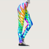 Farbenfrohe Abstraktionsmuster Leggings (Rechts)