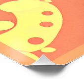 Farbenfrohe Abstraktionsmuster Poster (Ecke)