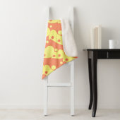 Farbenfrohe Abstraktionsmuster Sherpadecke (Beispiel)