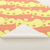 Farbenfrohe Abstraktionsmuster Sherpadecke (3/4)