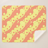 Farbenfrohe Abstraktionsmuster Sherpadecke (Vorderseite (Horizontal))