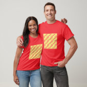 Farbenfrohe Abstraktionsmuster T-Shirt (Unisex)