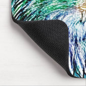 Farbenfrohe Adlerskizze Mousepad (Ecke)