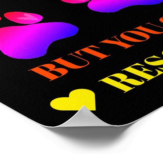 Farbenfrohe Adoption Poster (Ecke)