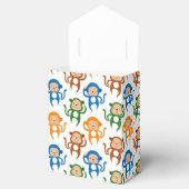 Farbenfrohe Affen Thema Kinderdusche Geschenkschachtel (Geöffnet)
