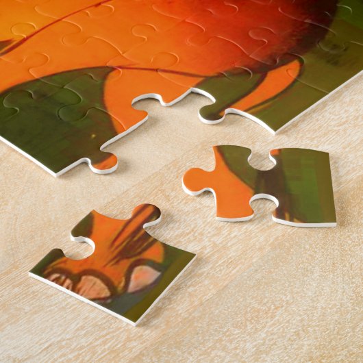 Farbenfrohe afrikanische Safari-Farben Puzzle (Seite)