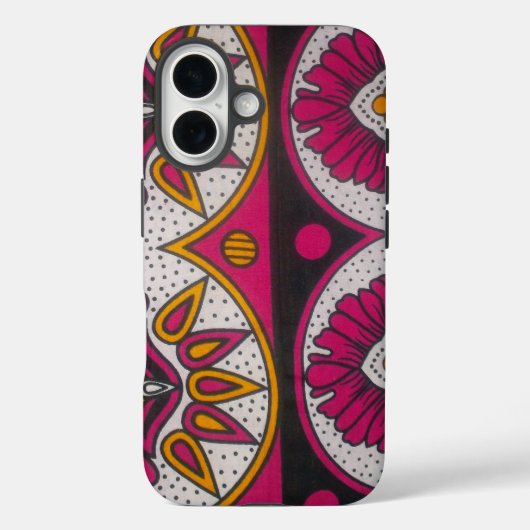 Farbenfrohe afrikanische Stoffe Motif Case-Mate iPhone Hülle (Rückseite)