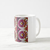 Farbenfrohe afrikanische Stoffe Motif Kaffeetasse (VorderseiteRechts)