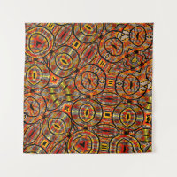 Farbenfrohe afrikanische Stoffe - Nahtloses Muster