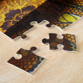 Farbenfrohe afrikanische Stoffe Puzzle (Seite)