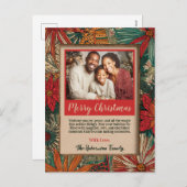 Farbenfrohe Afro-Boho Frohe Weihnachten (Vorne/Hinten)