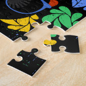 Farbenfrohe Afro-Liebe Puzzle (Seite)