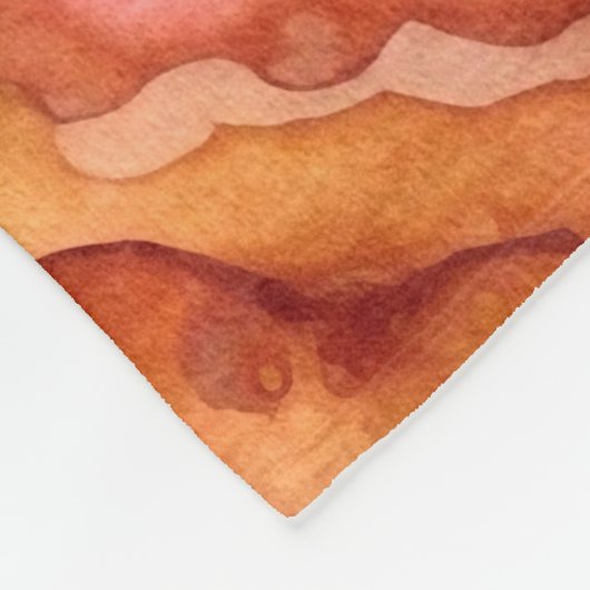 Farbenfrohe Agate Geode Gemstone (2) Fleecedecke (Ecke)