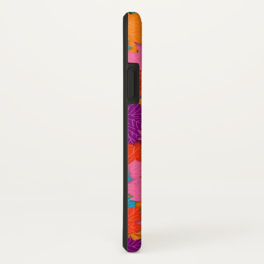 Farbenfrohe Ahorn-Blätter Case-Mate iPhone Hülle (Hinten/Rechts)