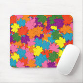 Farbenfrohe Ahorn-Blätter Mousepad (Mit Mouse)
