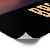 Farbenfrohe Ai Motivierend Yoga Meditation Atmen Poster (Ecke)