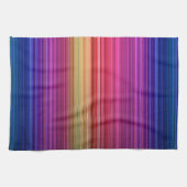 Farbenfrohe Akryllische Regenbogenmuster | Geschirrtuch (Horizontal)