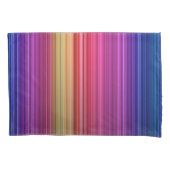 Farbenfrohe Akryllische Regenbogenmuster | Kissenbezug (Vorderseite-Links)